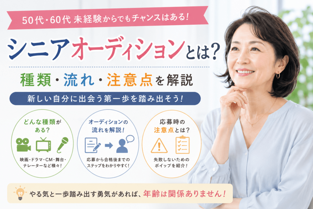 シニアオーディションとは