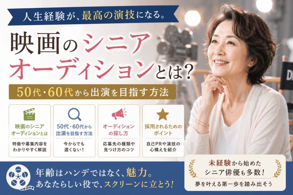 映画 シニアオーディション