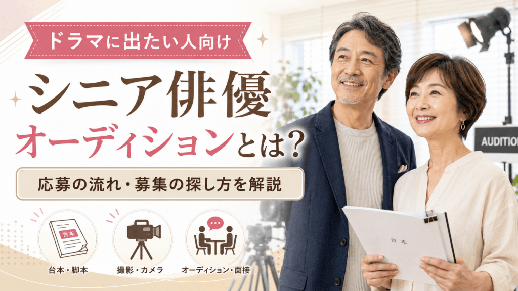 シニアオーディション ドラマ