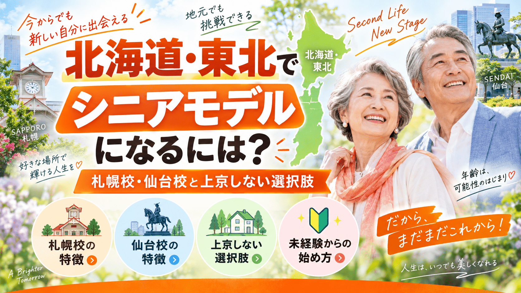 シニアモデル,北海道・東北