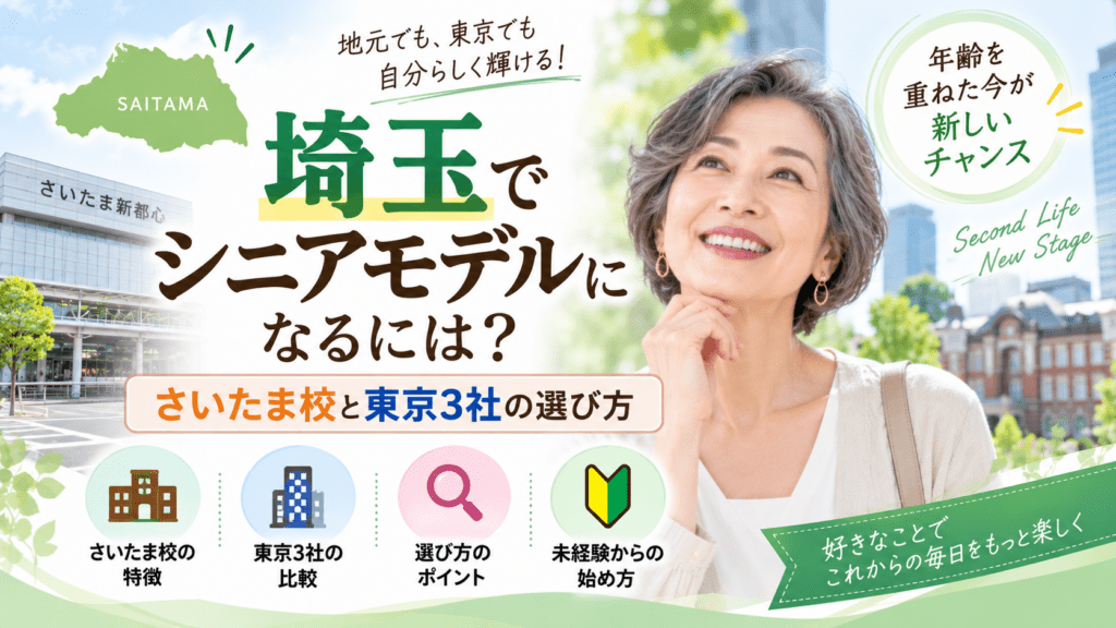 シニアモデル 埼玉